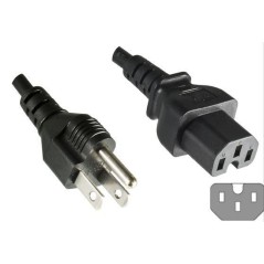 MicroConnect Power Cord US - C15 18m PE110618 | Durable & High-Quality Power Solution
